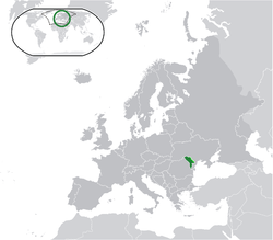 Map Moldova